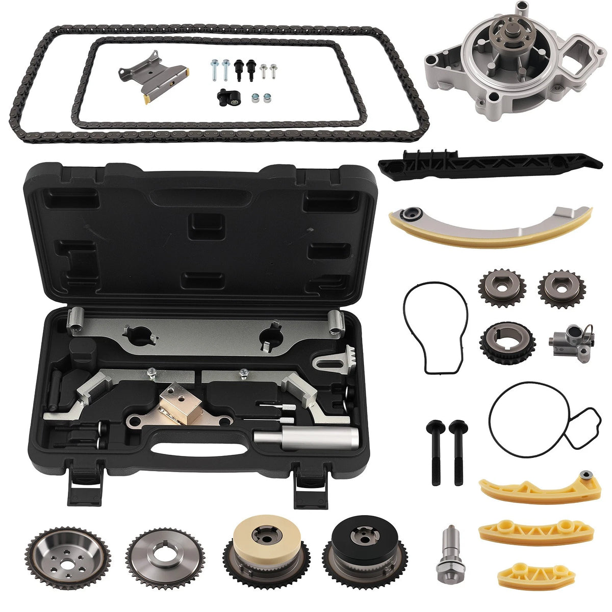 Timing Chain & Water Pump Kit for GM 2.0L 2.4L Ecotec Engines (2006–2013)