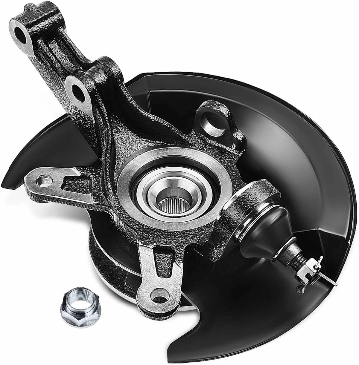 Front Left Steering Knuckle & Wheel Hub Bearing Assembly for Honda Civic (2001–2002)