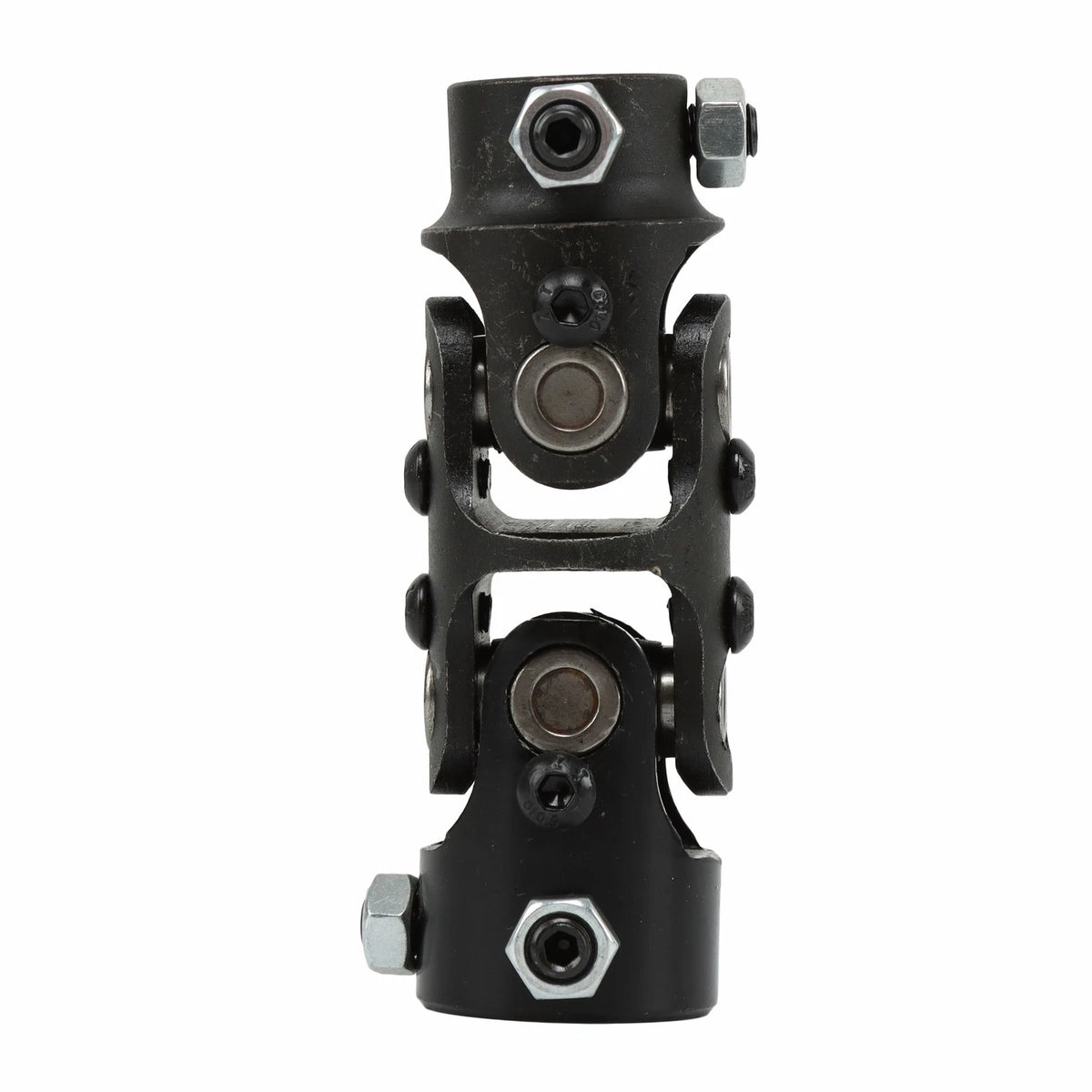 1" DD X 3/4" DD Chrome Steel Double Steering U Joint Coupler for Universal
