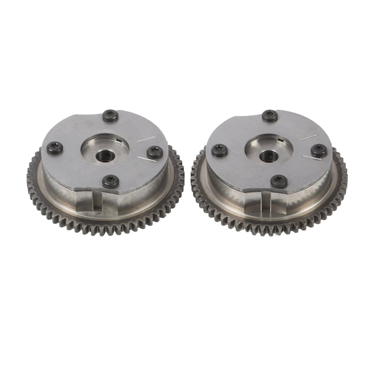 Set of 2 Timing Chain Kit Camshaft Adjuster for Ford Lincoln Edge F-150 Mustang (3.5L)