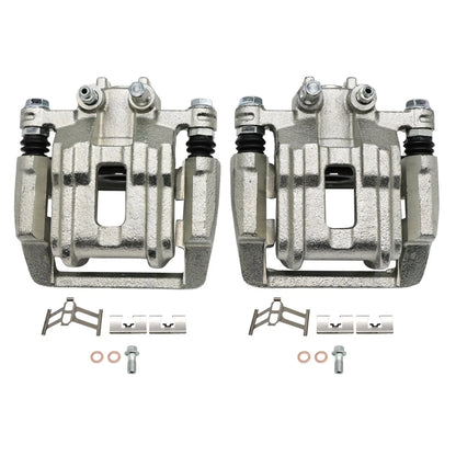 2Pcs Rear Brake Calipers w/ Bracket for Honda CR-V (2007–2016) & Acura RDX (2013–2018)