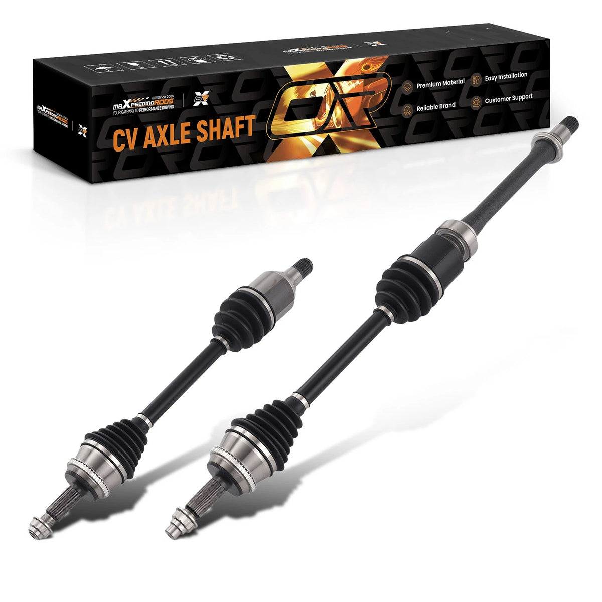 2X Front CV Axle Shaft for Toyota Camry Highlander Solara (2002–2009)