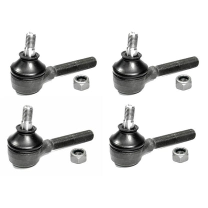 Set of 4 Steering Tie Rod Ends for Volkswagen Beetle Super Beetle Transporter (1968–1979)