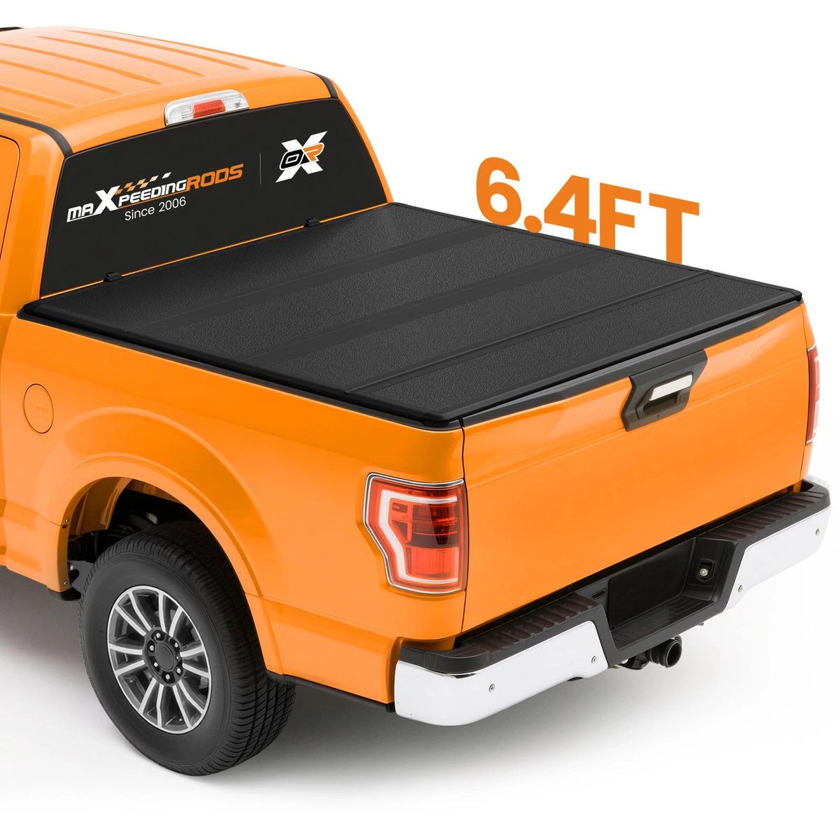 6.4 ft Hard Solid 4-Fold Tonneau Cover for Dodge Ram 2500 3500 (2003–2026)