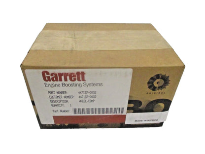 Turbo Compressor Wheel for Garrett (TL9211, TV9409)