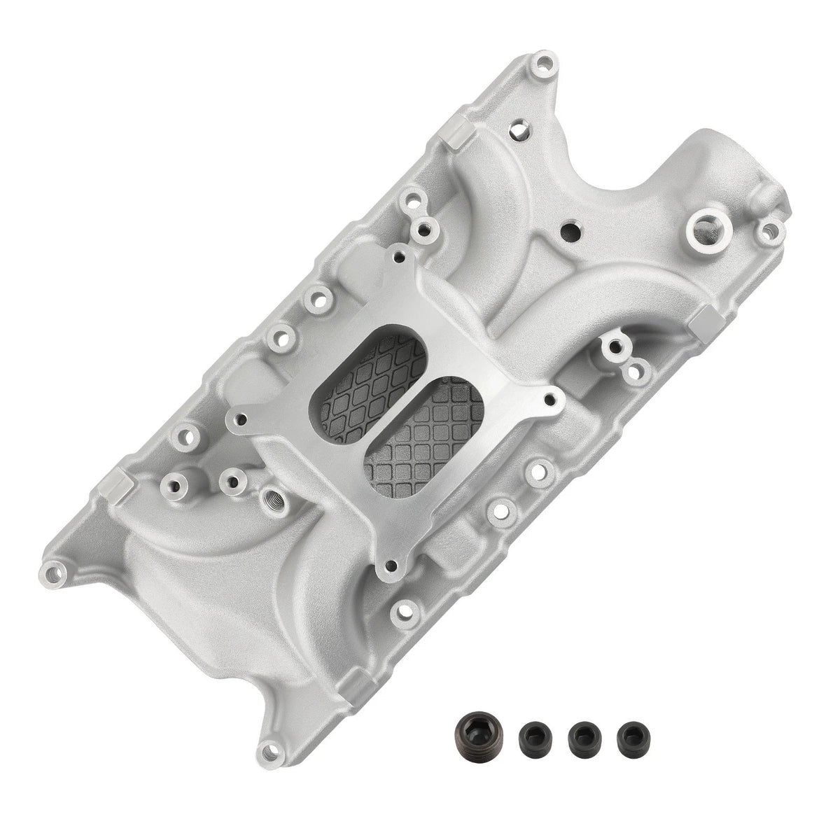 Low Rise Dual Plane Intake Manifold for Ford Small Block V8 (1962–1995)