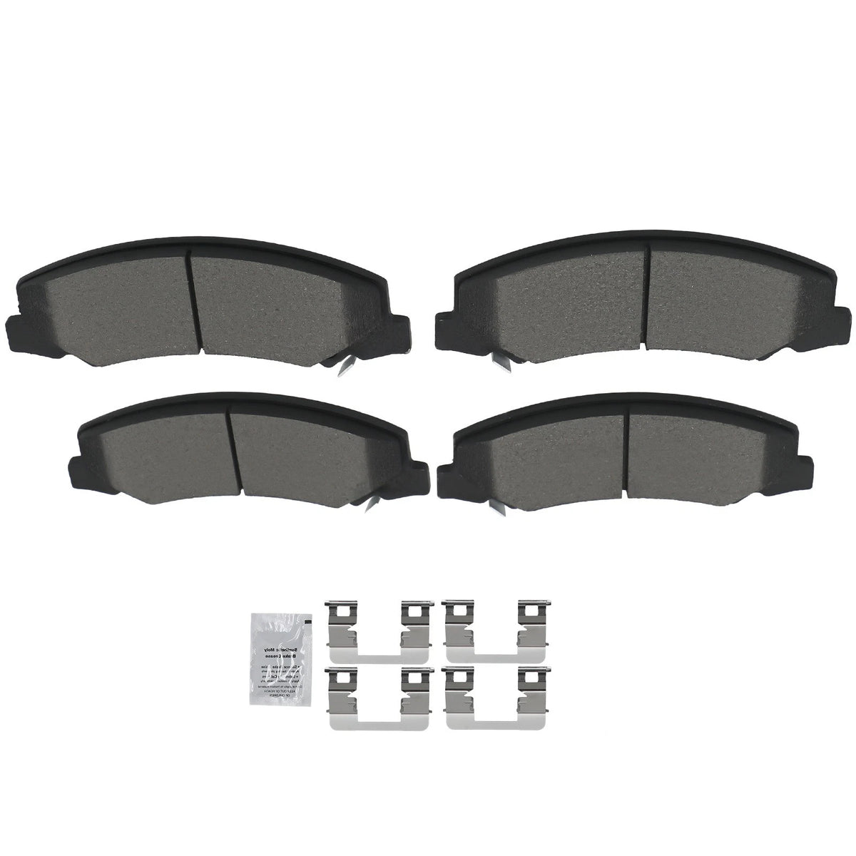 Set of 4 Front Ceramic Brake Pads for Chevrolet Impala (2006–2013) D1159 P1159