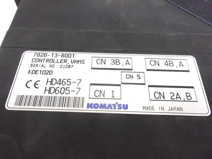 VHMS Controller for Komatsu HD465 HD605 WA800 WA900 (7826-13-6001)
