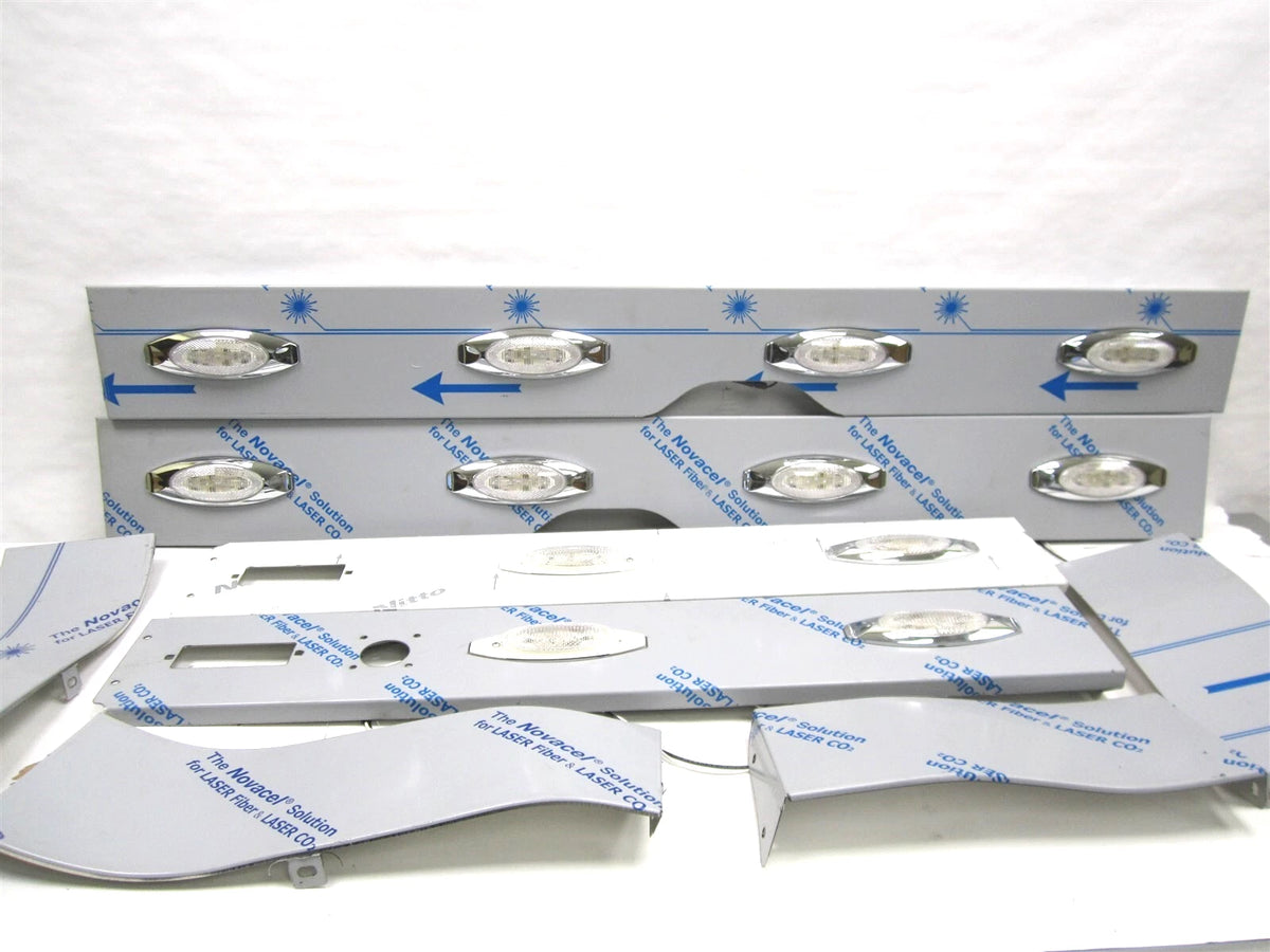 Set of 2 Chrome Trim Kits with LED Lights for ProStar Sleeper (2014–Present)