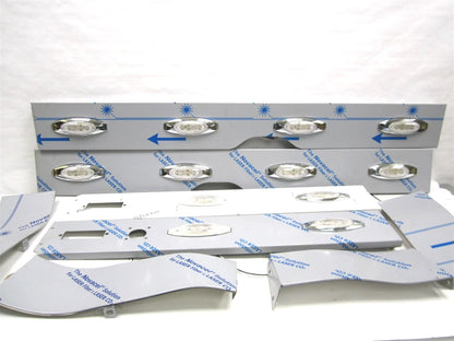 Set of 2 Chrome Trim Kits with LED Lights for ProStar Sleeper (2014–Present)