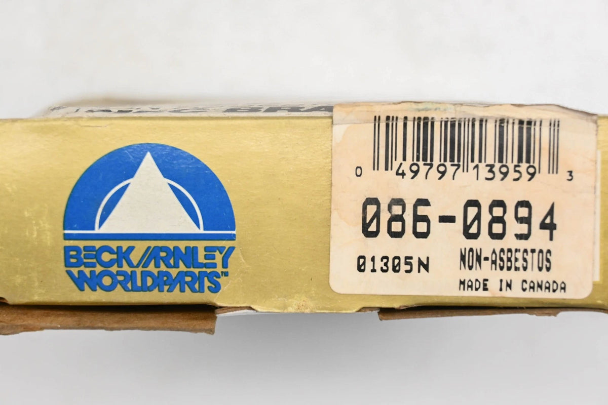 Disc Brake Pad Kit for Beck/Arnley (086-0894)