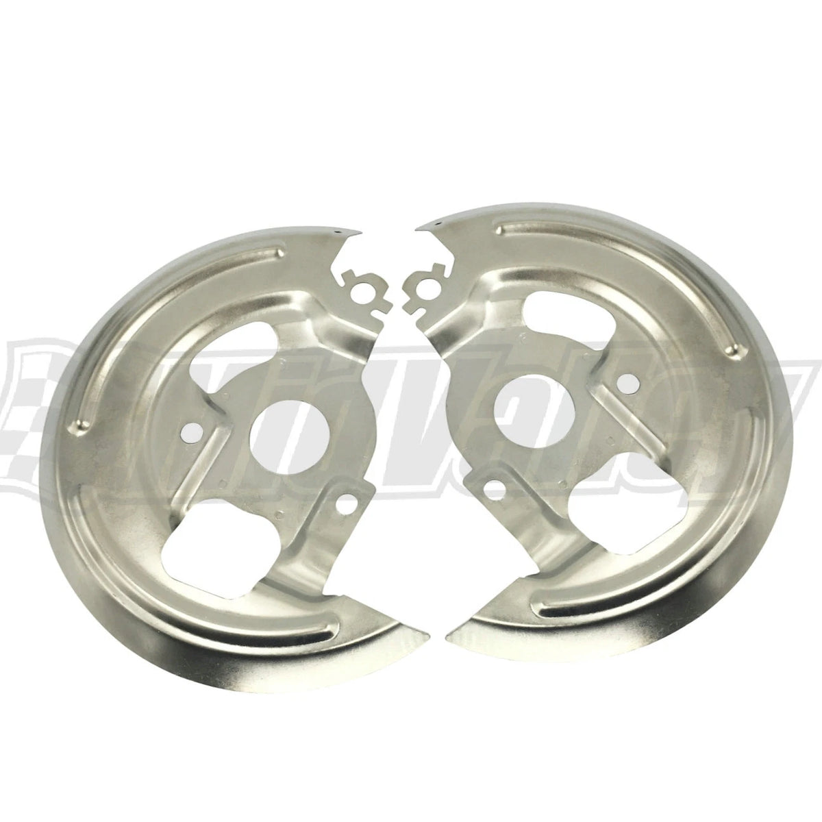 Backing Plates Dust Shields Disc Brake Pair for Chevy A Body (1964–1972)