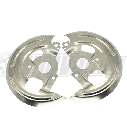 Backing Plates Dust Shields Disc Brake Pair for Chevy A Body (1964–1972)