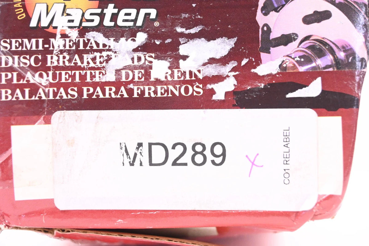 Brake Pad Kit for Parts Master MD289 (NOS)