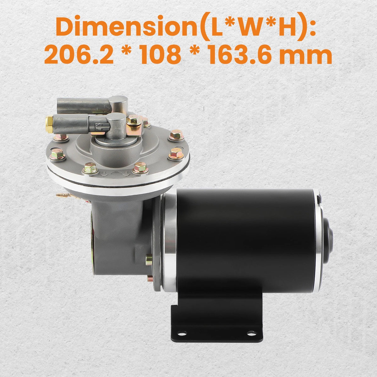 Electric Vacuum Pump Kit for Brake Booster 12 Volt (Universal Fit)