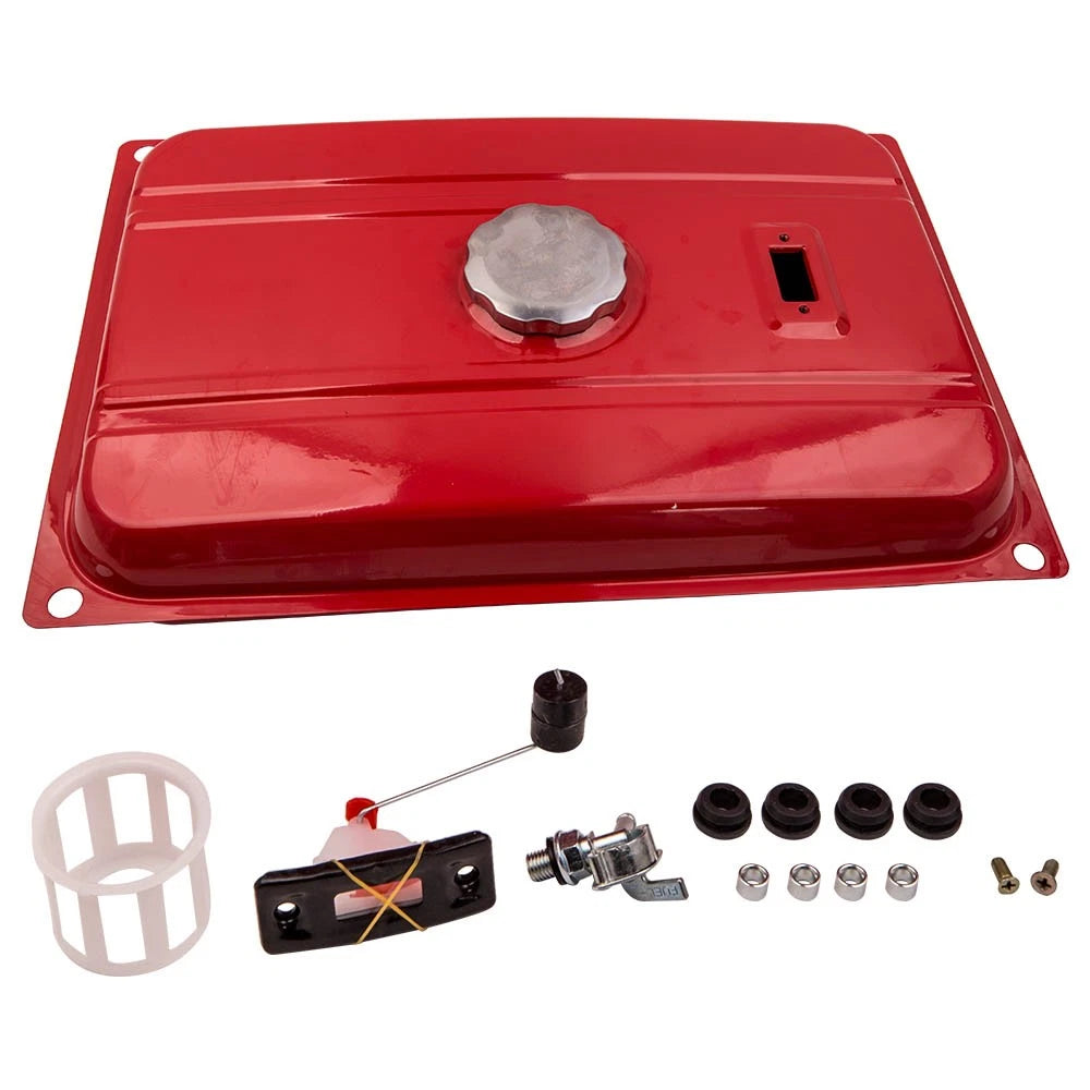 4 Gallon Universal Secondary Fuel Gas Tank with Petcock Gauge for GT30
