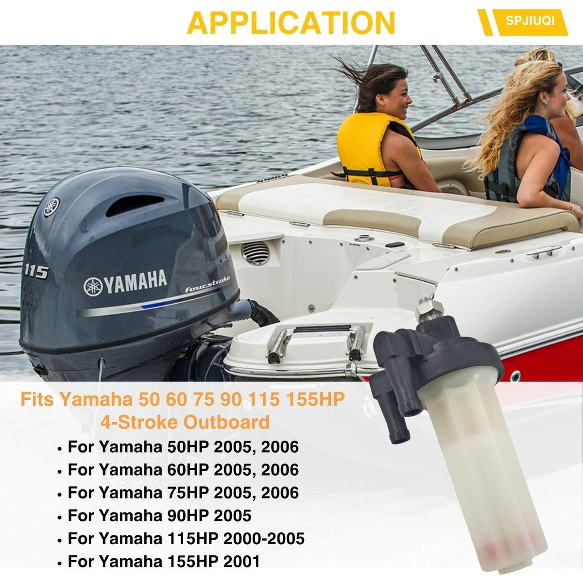 Fuel Filter Assembly 68V-24560-00 for Yamaha Outboard 40-90HP