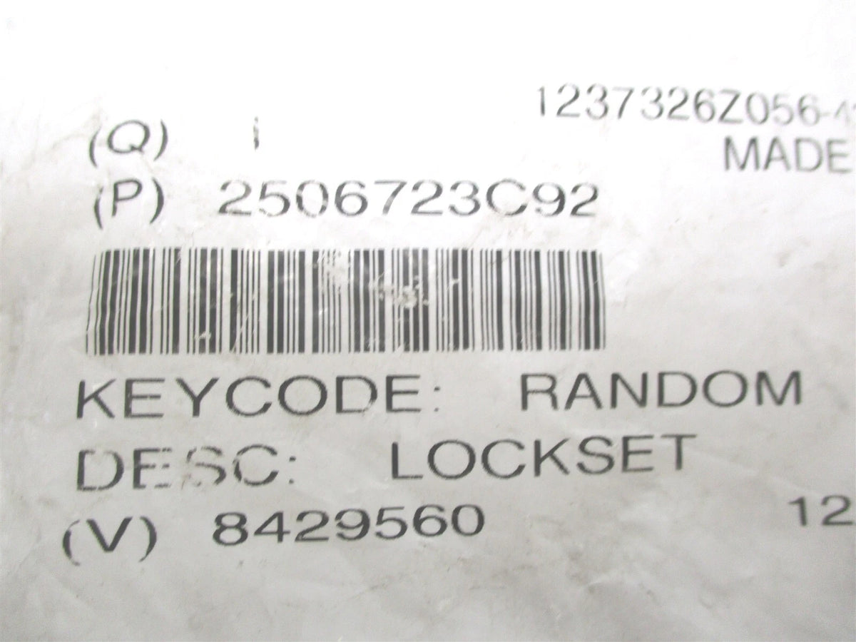 Cab Door Lock with Keys for International (2506723C92, 3545628C2, 2506723C91)