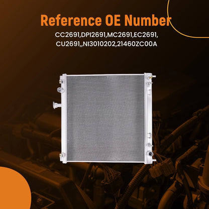 Aluminum Engine Coolant Radiator for Infiniti QX56 (2004–2010) MC2691