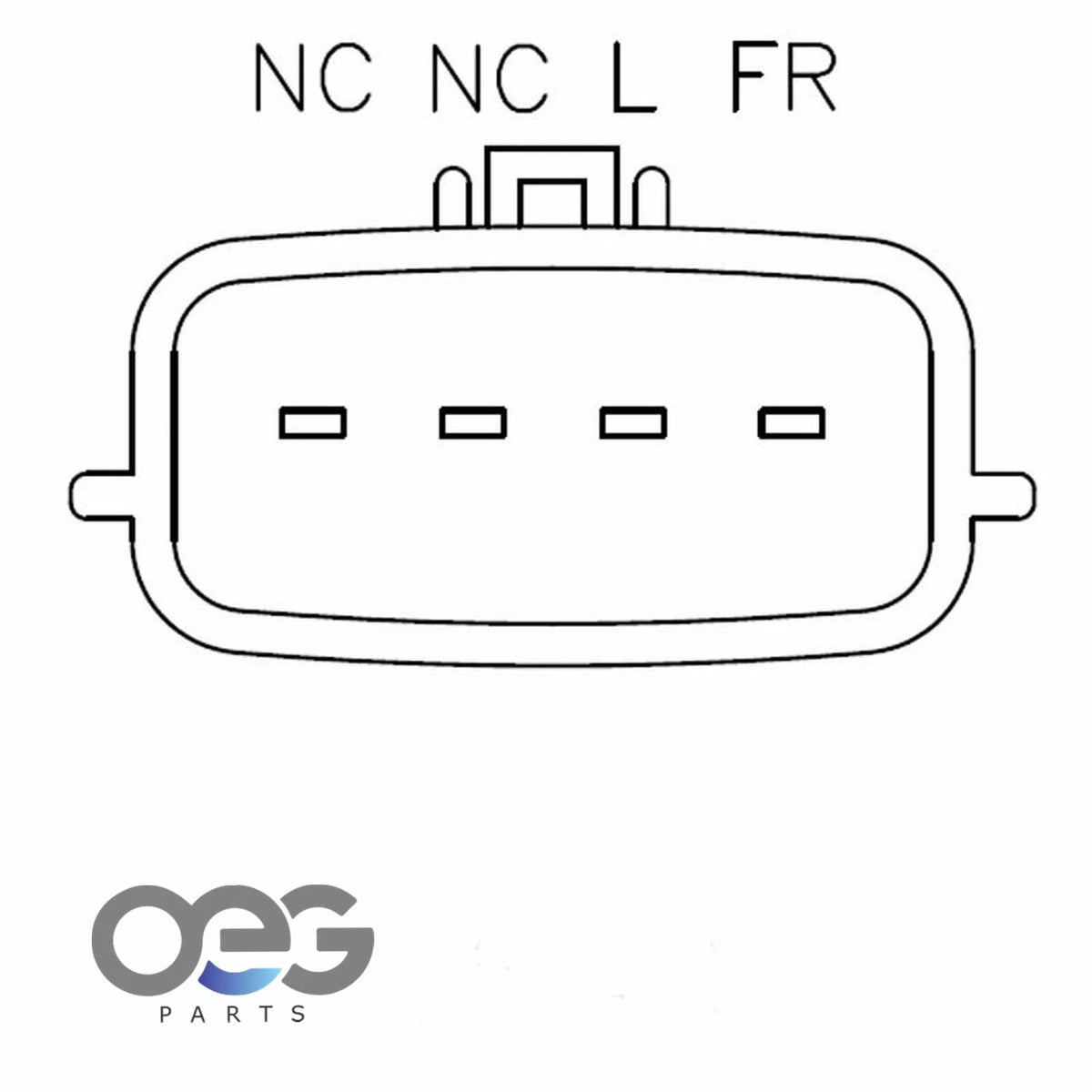 Voltage Regulator for Hyundai Santa Fe L4 2.4L (2003–2006) 37370-38400