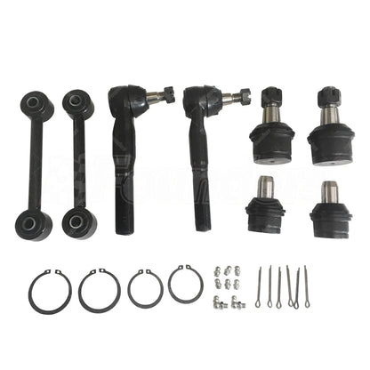 10Pc Front Suspension Kit for Ford Excursion F-250 F-350 SD (2000–2005)