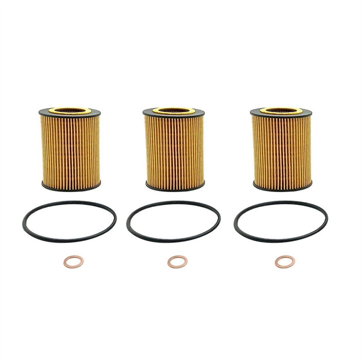 3X Engine Oil Filter Wix 51223 for BMW 325Ci 330i Z4 X5 (2001–2006)
