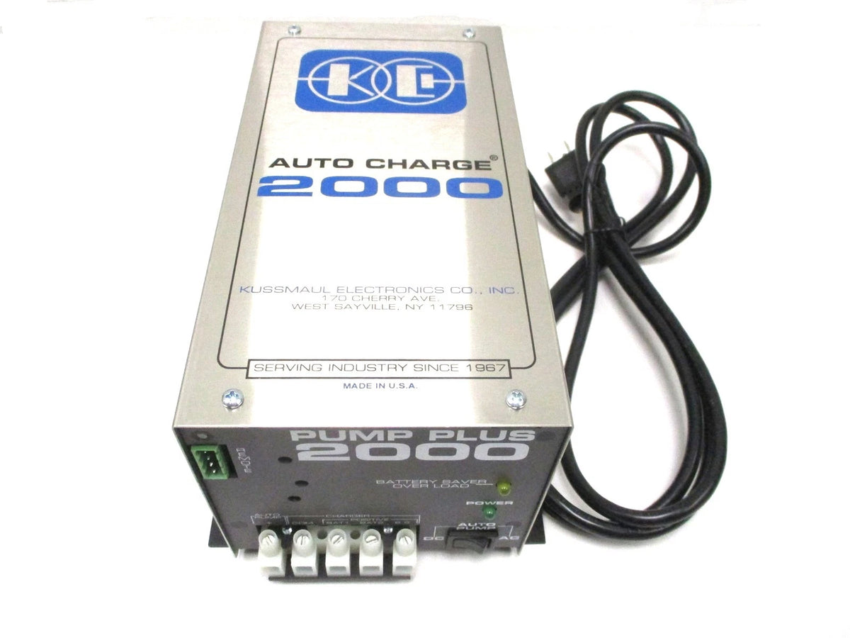 Kussmaul Pump Plus 2000 Battery Charger 12V 15A (091-9-2000)