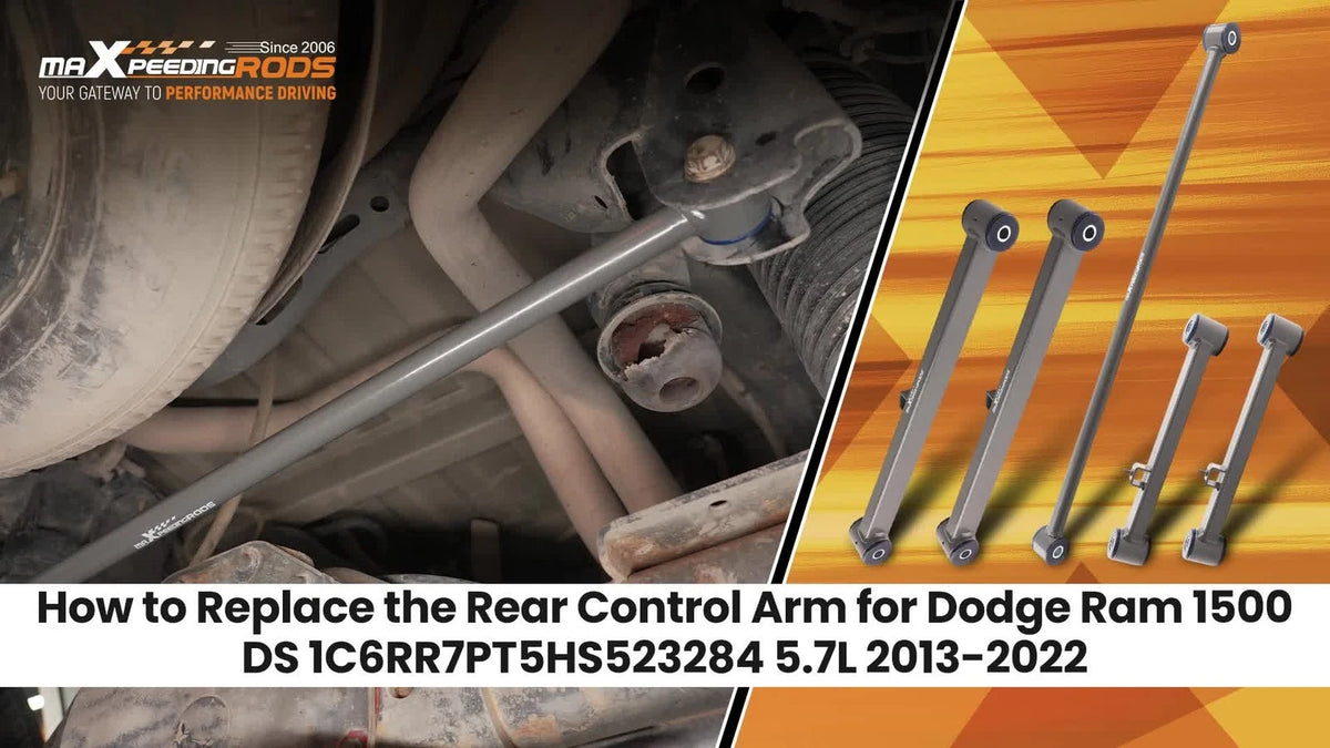 Poly Bush Rear Upper Lower Control Arms Track Bar for Ram 1500 (2013–2023)