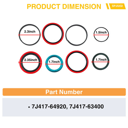 Loader Cylinder Seal Kit for Kubota LA1153S LA1154A LA1154E LA1154SU (2000–2023)