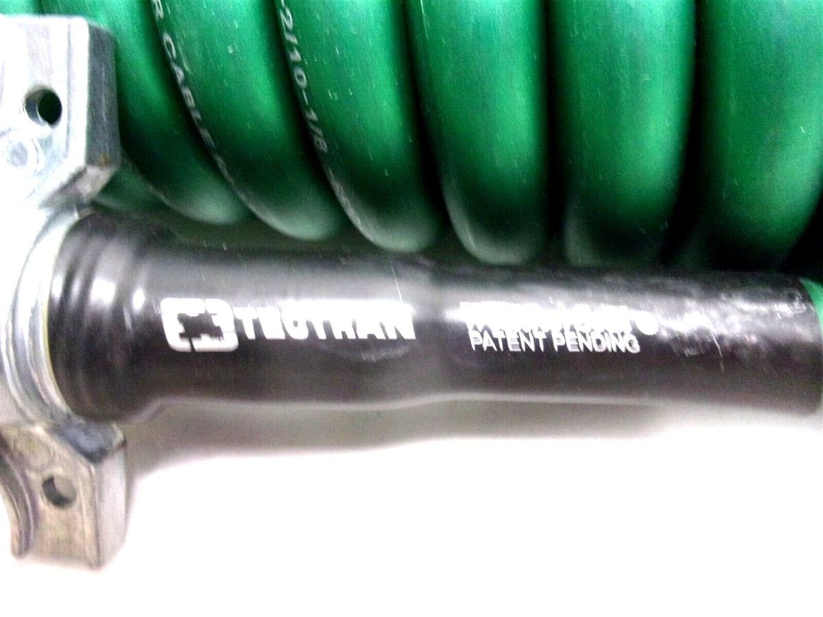 7ATG222MW 12' ABS 7-Way Green Coiled Brake Cable Cord for Tectran