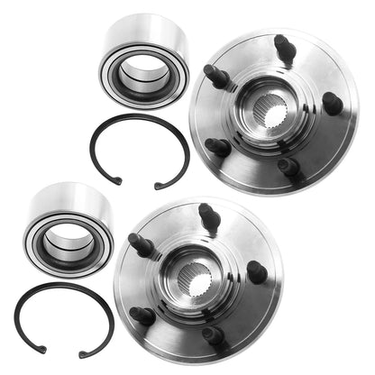 2X Rear Wheel Hub & Bearing Kit for Ford Explorer, Mountaineer (1991–2001)