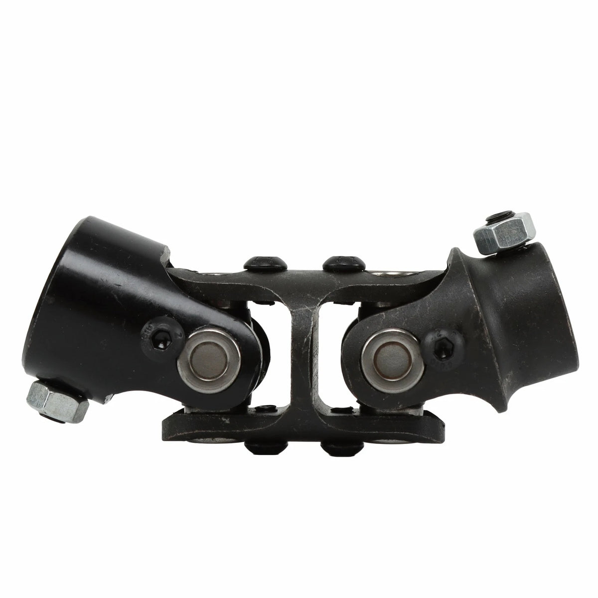 1" DD X 3/4" DD Chrome Steel Double Steering U Joint Coupler for Universal