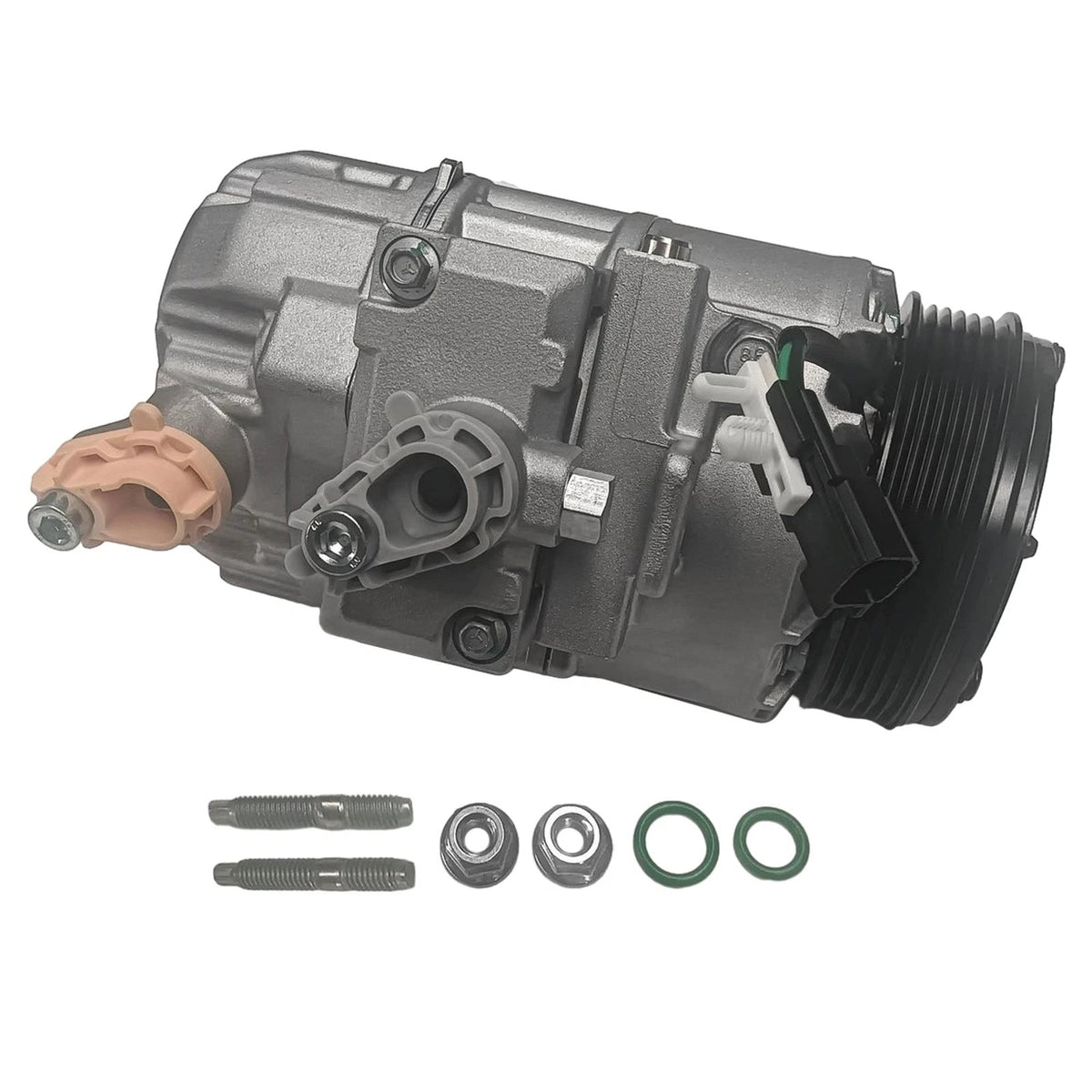 AC Compressor w/6-Groove Pulley for Ford F-250 F-350 Super Duty (2020–2022) CO11780C