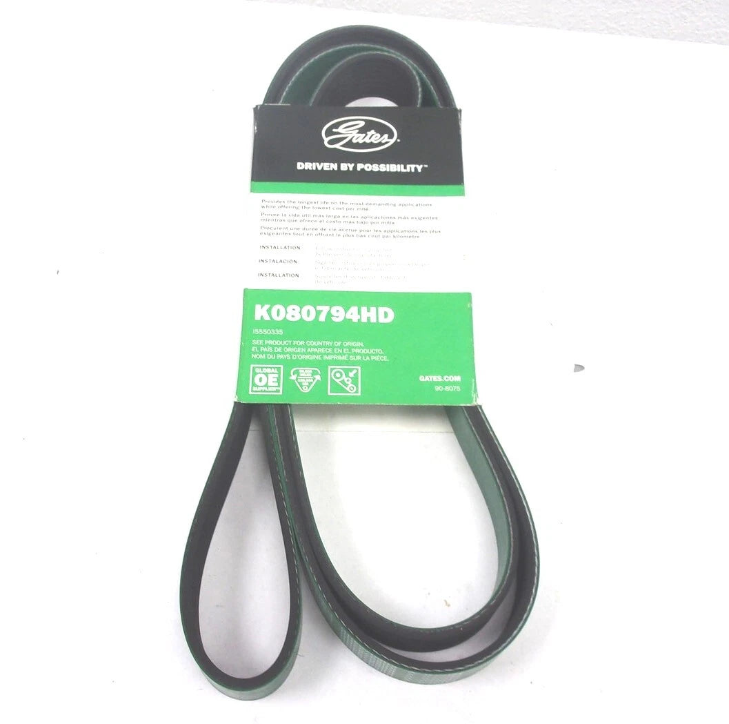 Gates K080794HD Serpentine Heavy Duty Micro-V Belt for 8PK2018 (80")