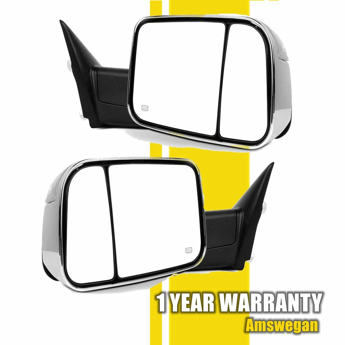 Set of 2 Power Heated Towing Mirrors for Ram 1500 2500 3500 (2013–2020)