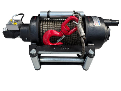 30,000 lbs Hydraulic Winch for TORA (Including 114 ft Steel Cable & Hook)
