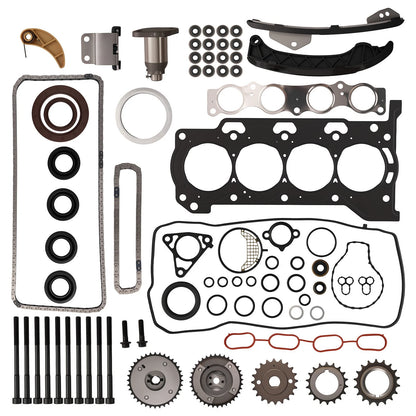 Timing Chain & Gasket Set w/ VVT Gears & Seals for Toyota Prius (2010–2015)