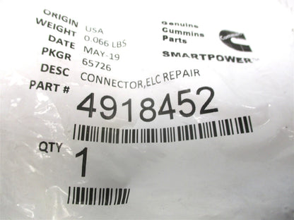 Genuine Cummins Electrical Repair Connector 4918452, 6462209 for Cummins