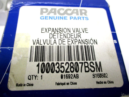 PACCAR Pad Mount Expansion Valve for (1000352807, 1691)