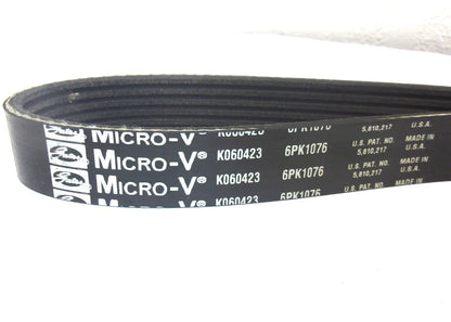 Gates Serpentine Micro-V Belt 6PK1076 for