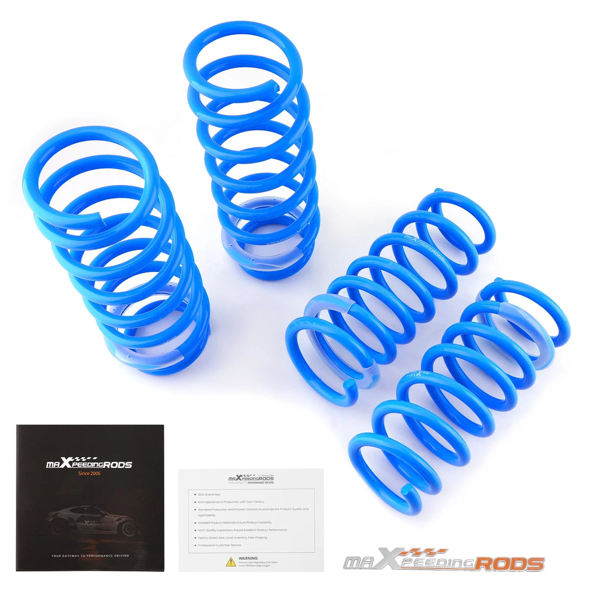 Lowering Springs Kit for BMW 6-Series Coupe RWD (F13) (2012–2020) [1.8"F/1.1"R]