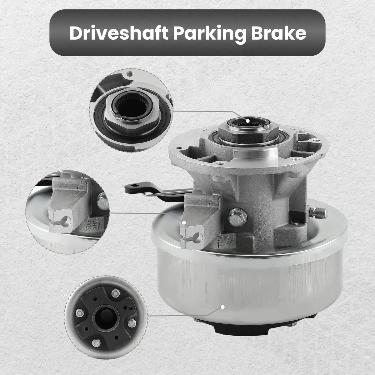 Driveshaft Parking Brake for Ford E-450 (2004–2010) 6C2Z2598AA 3C342598AB