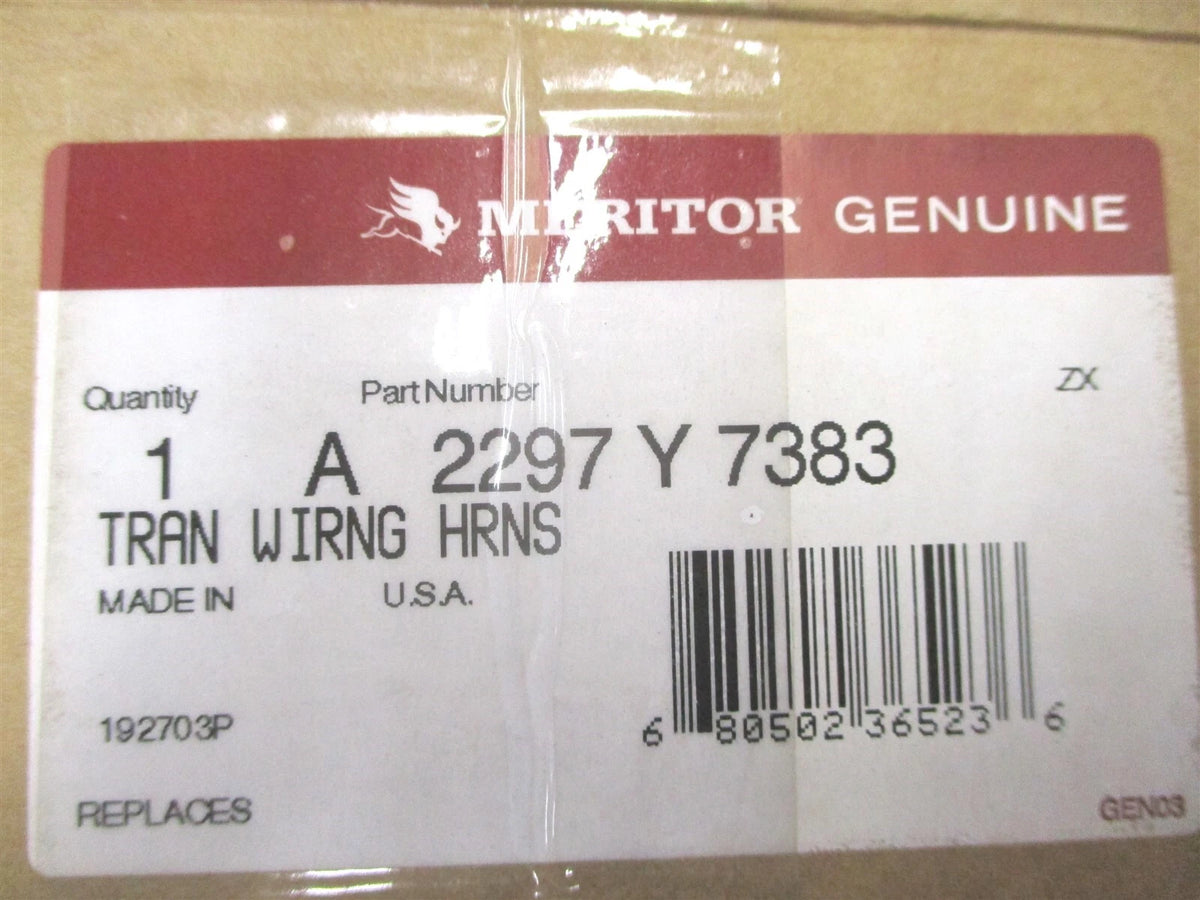 Transmission Shift Lever Controls Wiring Harness for Meritor A2297Y7383