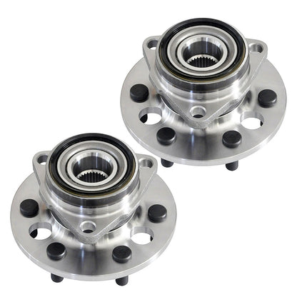 2X Front Wheel Bearing Hubs for Chevrolet Blazer K1500 K2500 (1988–1994)