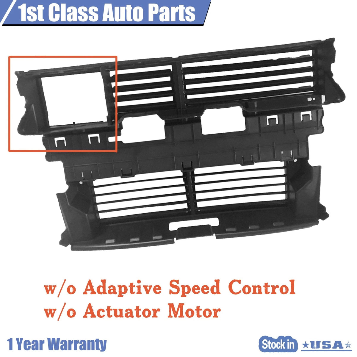 Radiator Shutter for Ford Fusion 2013–2016 (1.5L 2.0L 2.5L DS7Z8475B)