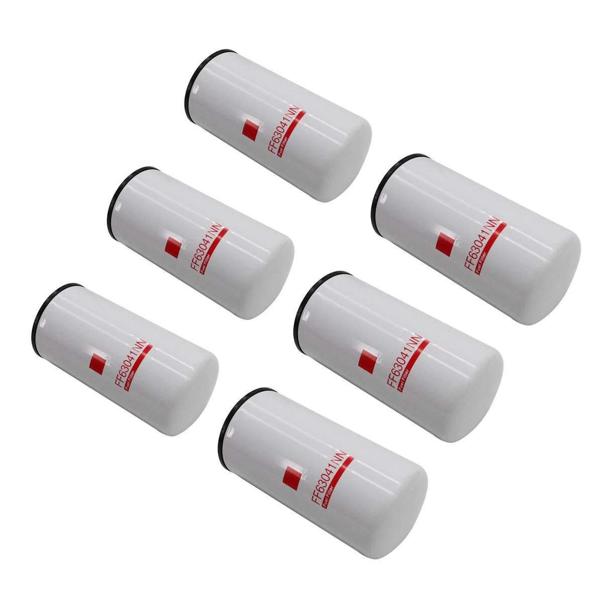 Set of 6 Fuel Filters for Cummins FF63041 (Fits FF63041, 5526400, FF63041NNEB)