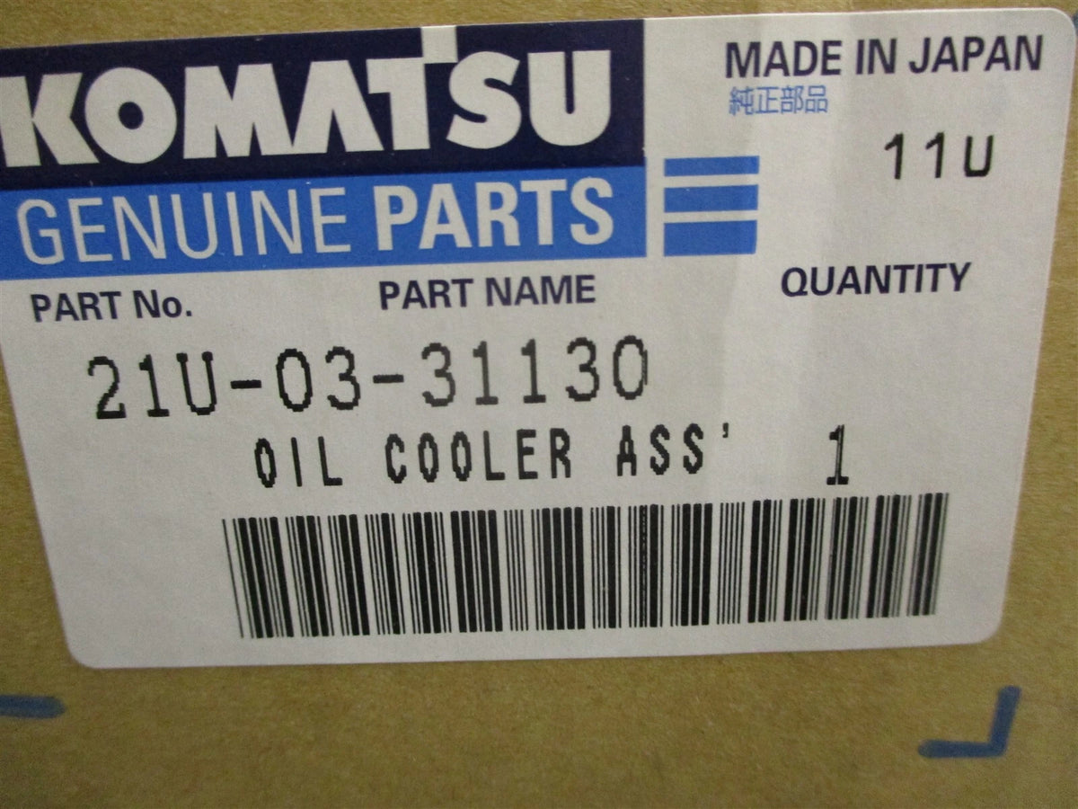 Hydraulic Oil Cooler for Komatsu PC20MR-1, PC20MRX-1, PC20UU-3 (21U-03-31130)