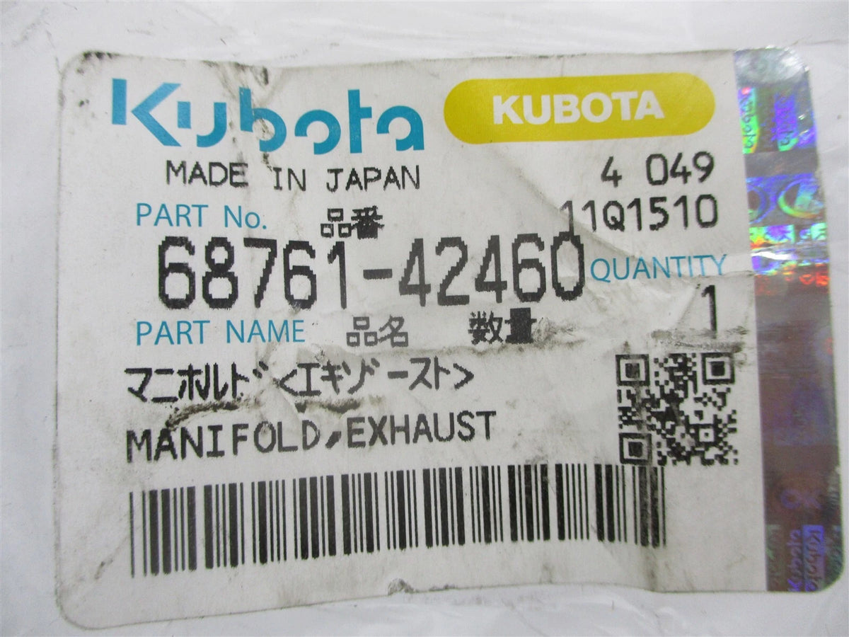 Muffler Exhaust Manifold for Kubota KH-101 KH-151 68761-42460