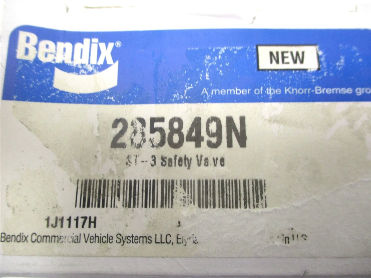 Bendix Pressure Relief Valve ST-3 for (285849N, 1685516C1)