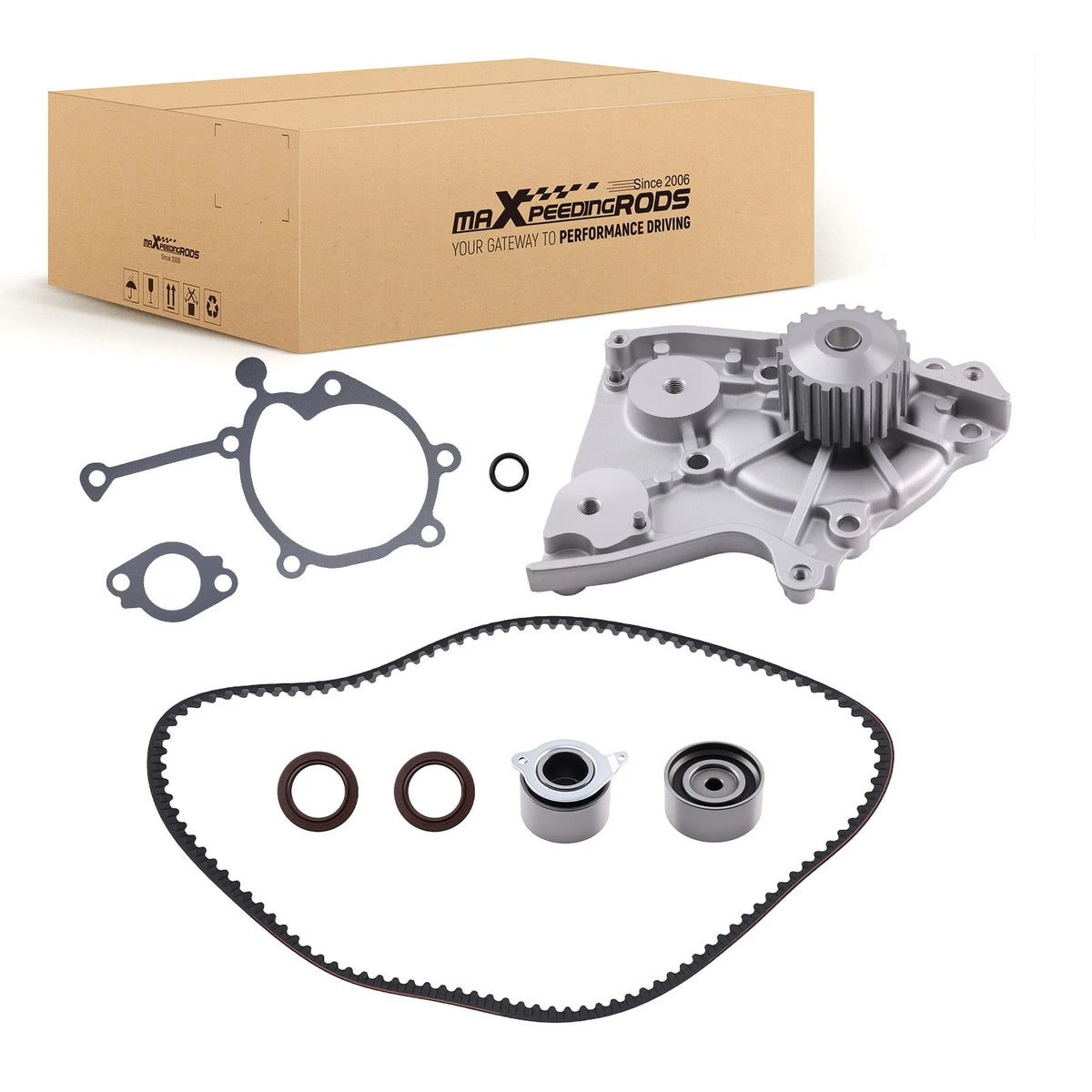 Timing Belt Kit Water Pump for Mazda B2200 2.2L L4 SOHC (1990–1993) F2G F2L